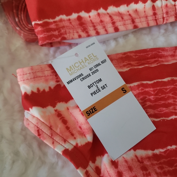 Michael Kors Coral Reef 2 Piece Bikini Bathing Suit Set. - Picture 13 of 13